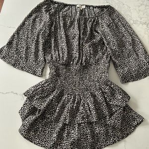 Promesa - Bloom With Grace Ruffled Floral Skort Romper